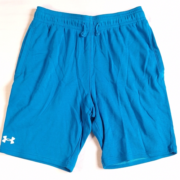 Under Armour Blue Youth Athletic Shorts, Large - Picture 1 of 10